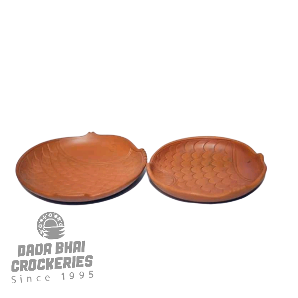 Clay made fruit Tray-Fish (মাটির ট্রে)