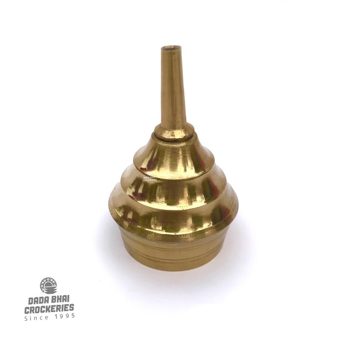 Traditional golden Kerosene Lamp (Kupi) | পিতলের কুপি বাতি