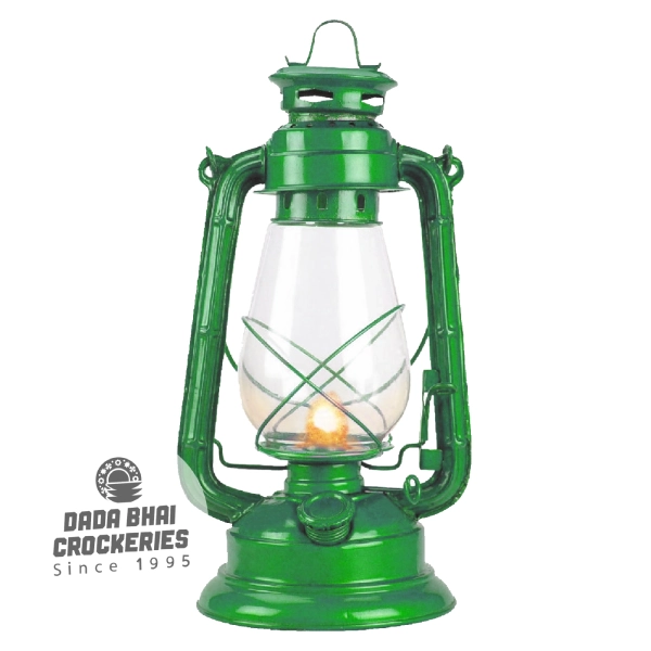 Traditional-oil-kerosin-lantern-hariken-green