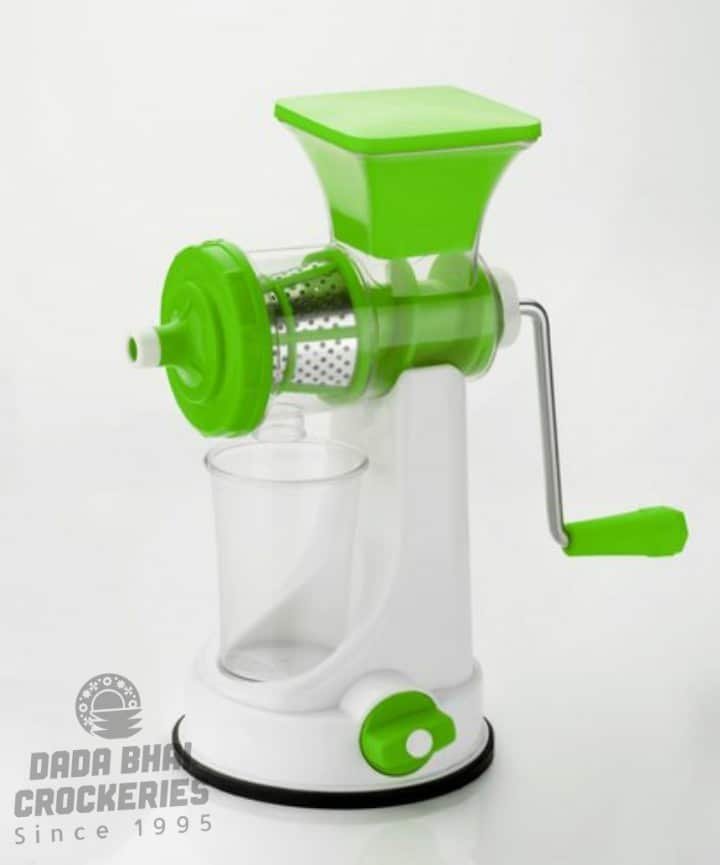 Plastic And SS Deluxe Hand Juicer For Fruit And Vegetable