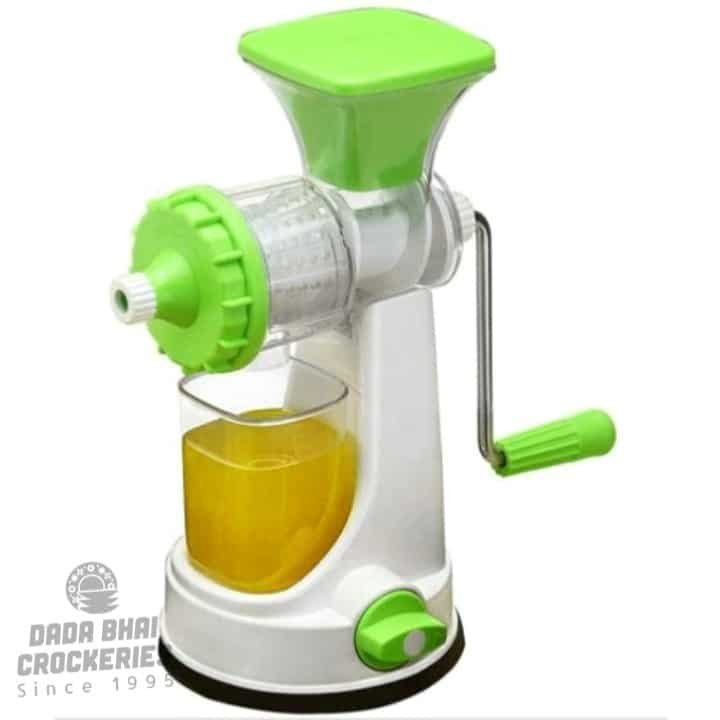 Plastic And SS Deluxe Hand Juicer For Fruit And Vegetable
