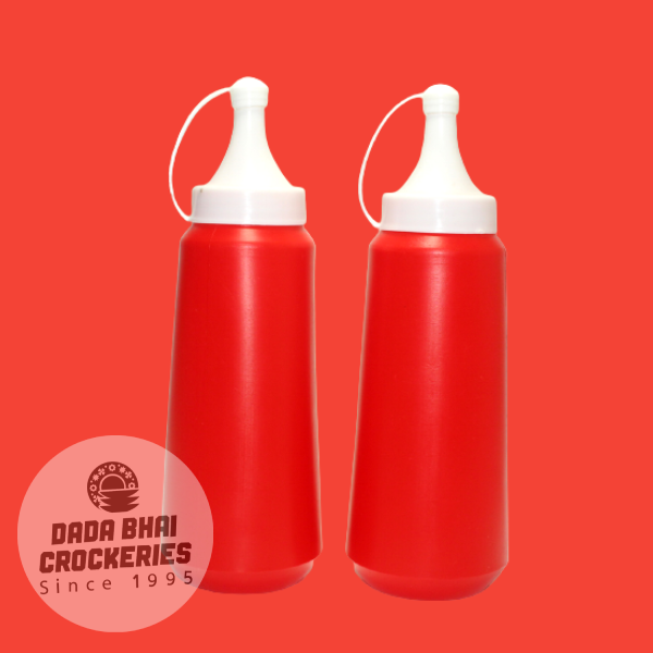 Sauce Ketchup and Mustard Bottle