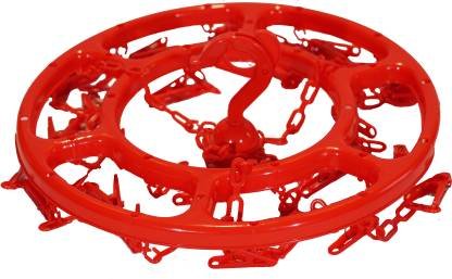 Round Hanger Clips-24pcs Red