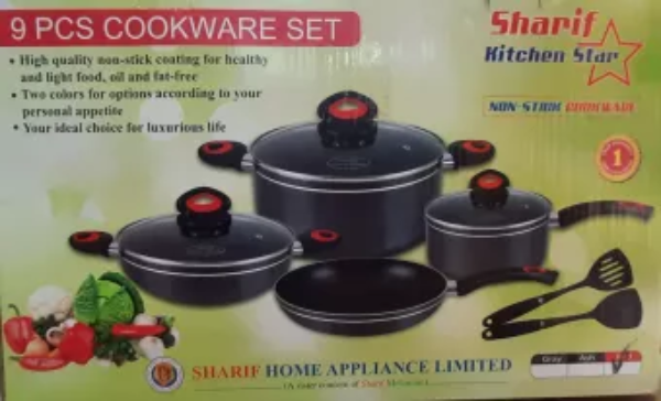 Sharif-9pcs-Non-stick-Cookware-Set