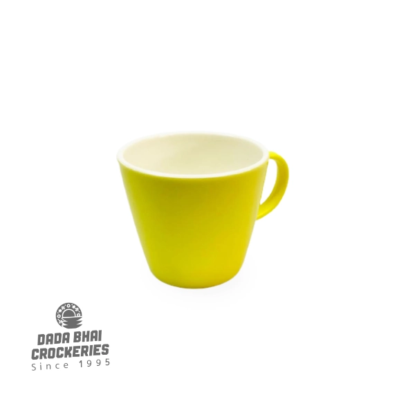 3inch Double Color Tea Cup - Yellow