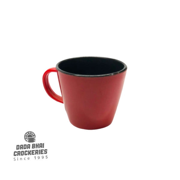 3inch Double Color Tea Cup (Red-Black)