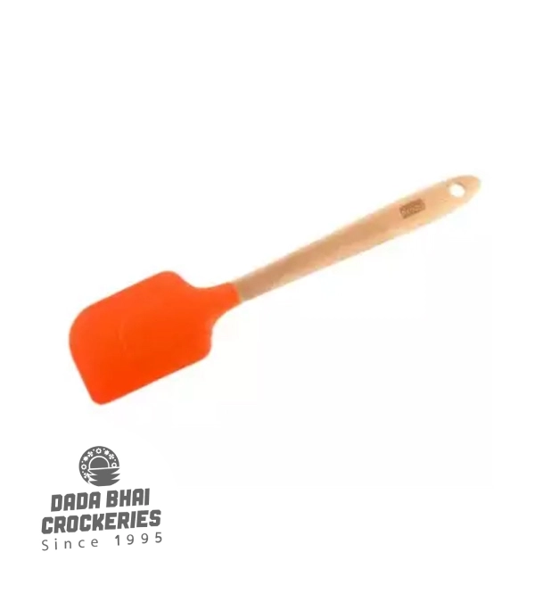 Wooden Handle Silicone Spatula Multi Color