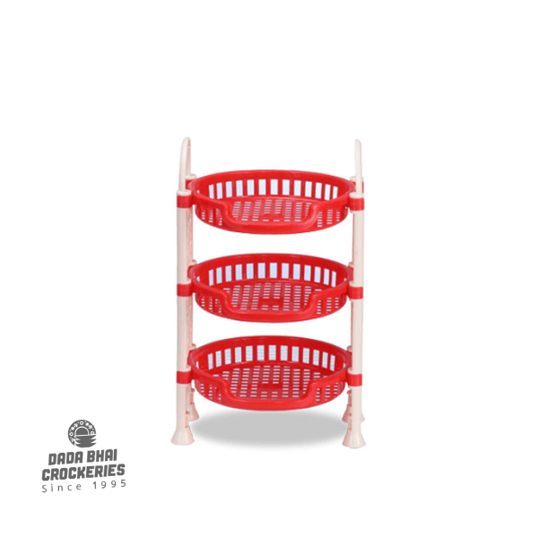 RFL Round Mini Rack -Red and White