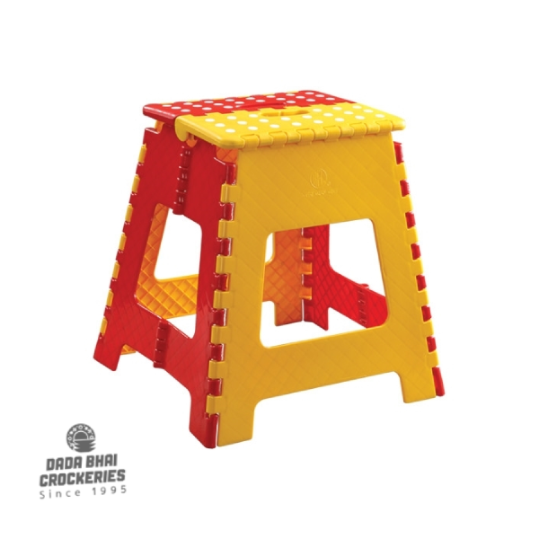 Foldable Two Color Magic Stool High