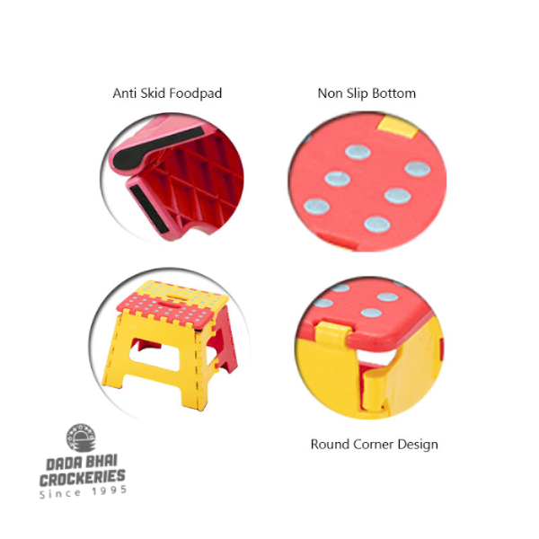 Foldable Two Color Magic Stool Medium