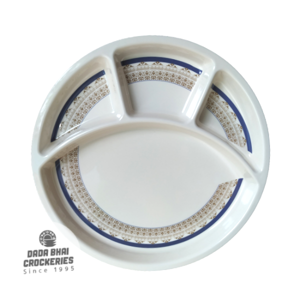 Italiano 12inch 4 Section Lunch Plate -Violet