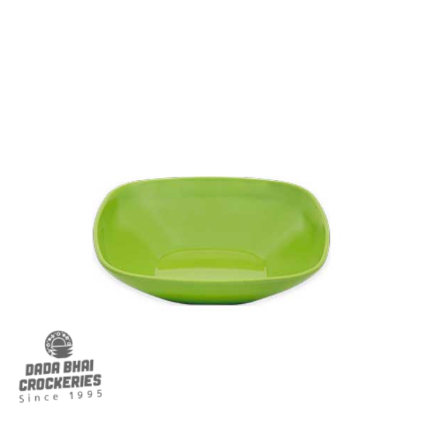Square Deep Bowl 3pcs Set - Green