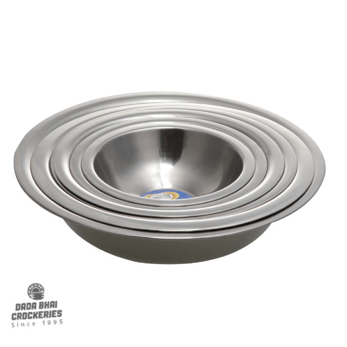 Economy Bright Rice Bowl Set - 6pcs
