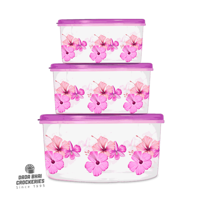 Freshia Container 3pcs set-Round