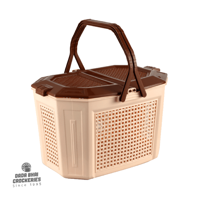RFL Family Basket - Cream & Brown
