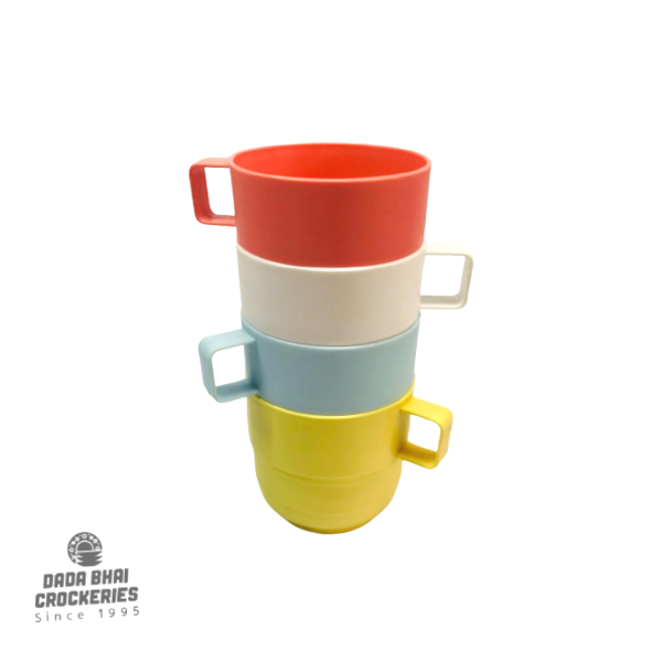 Multicolor-Portable-Picnic-Tea-Cup-Bengal-Plastic