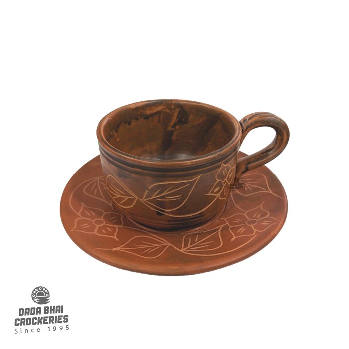 Clay Tea Cup 6pcs Set - D