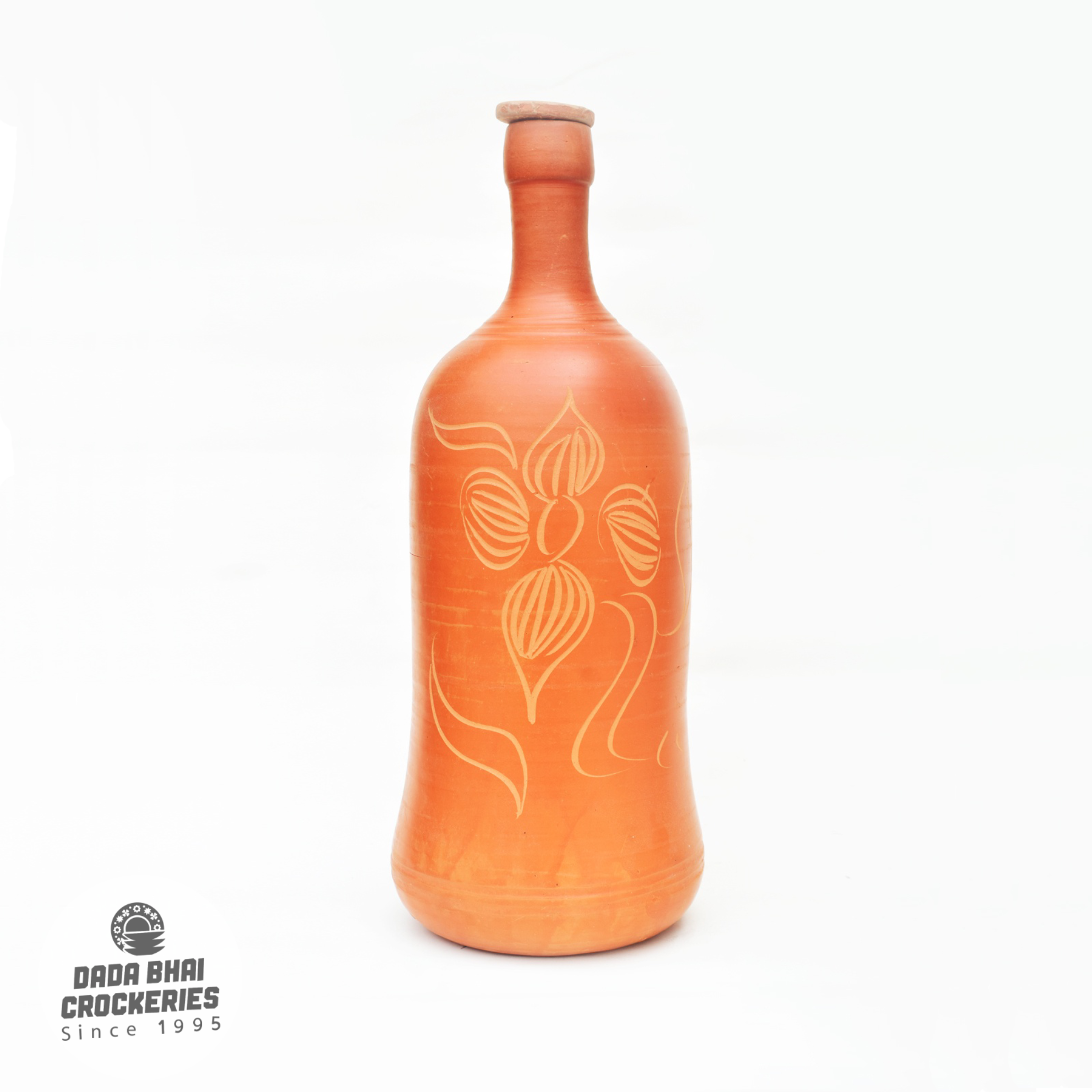 Clay Nakshi Water Bottle-2.2L