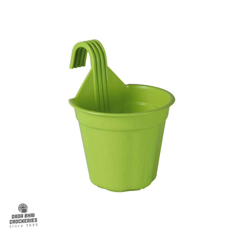 Tel Grill Mounted Flower Tub 6" - Orange