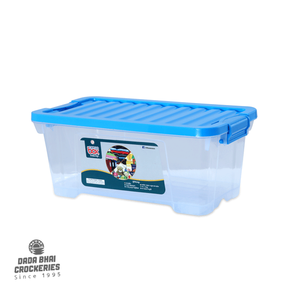 RFL Transparent Cargo Box with Wheels - 8Liter