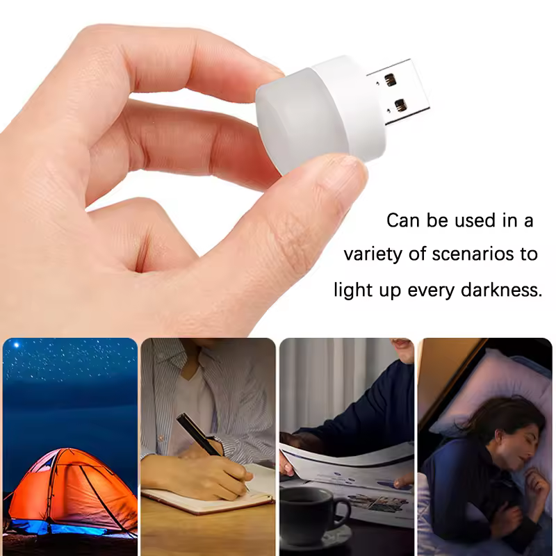 Portable USB LED Night Light Mini Reading Light