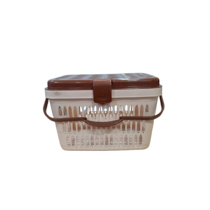 RFL Pet Basket - Cream & Brown